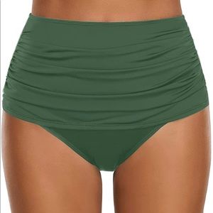 GRAPENT Women's High Waisted Swim Bottom